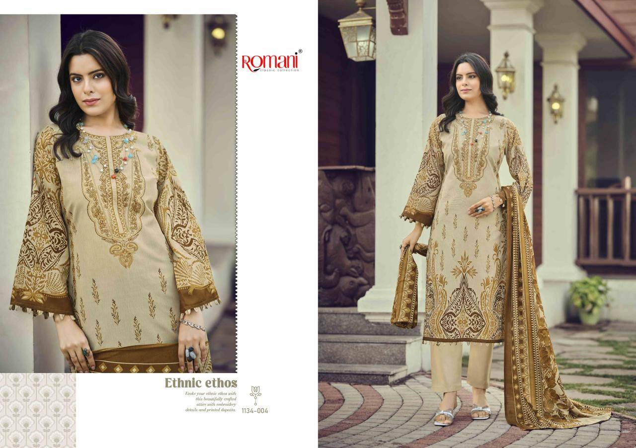 Romani needle wonder vol 8 Dress material suppliers in Kolkata